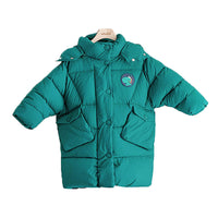 Cartoon dinosaur children's down jacket