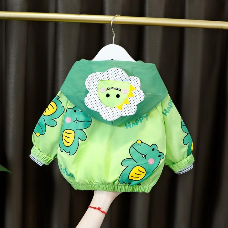 Girls All-match Casual Male Baby Female Baby Multicolor Cartoon Jacket