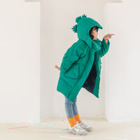 Cartoon dinosaur children's down jacket