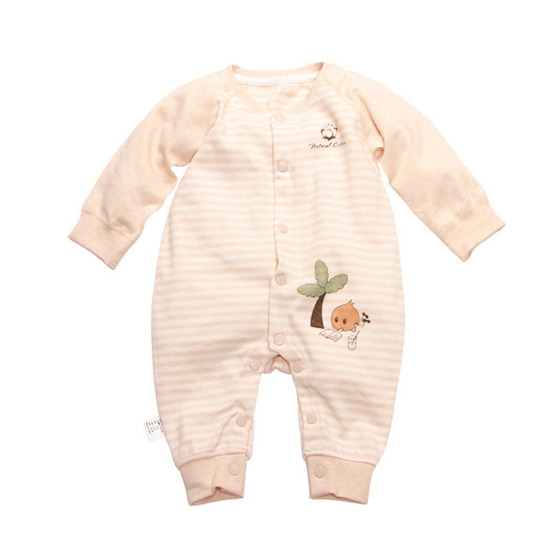 Newborn one-piece cotton dress